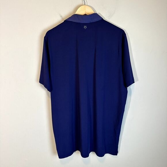 Greyson Lot of Two Black Wolf Pattern Purple Golf Polo Shirts Mens XL Read - Picture 7 of 11